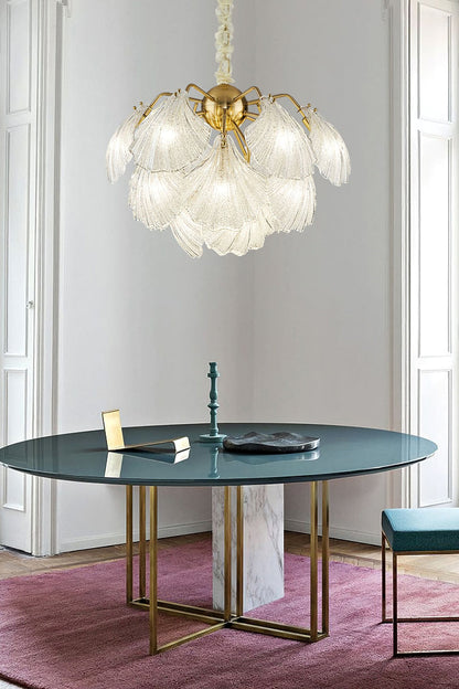 Ribbed Shell Chandelier - morylighting