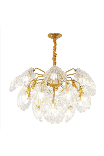 Ribbed Shell Chandelier - morylighting