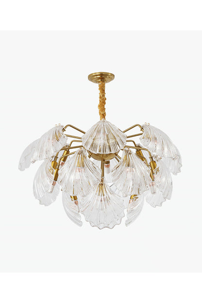 Ribbed Shell Chandelier - morylighting