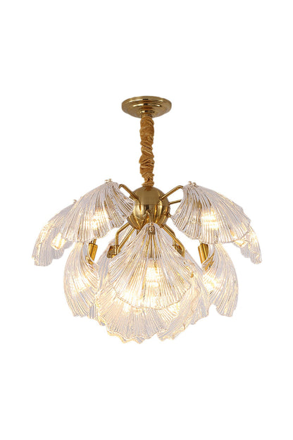 Ribbed Shell Chandelier - morylighting