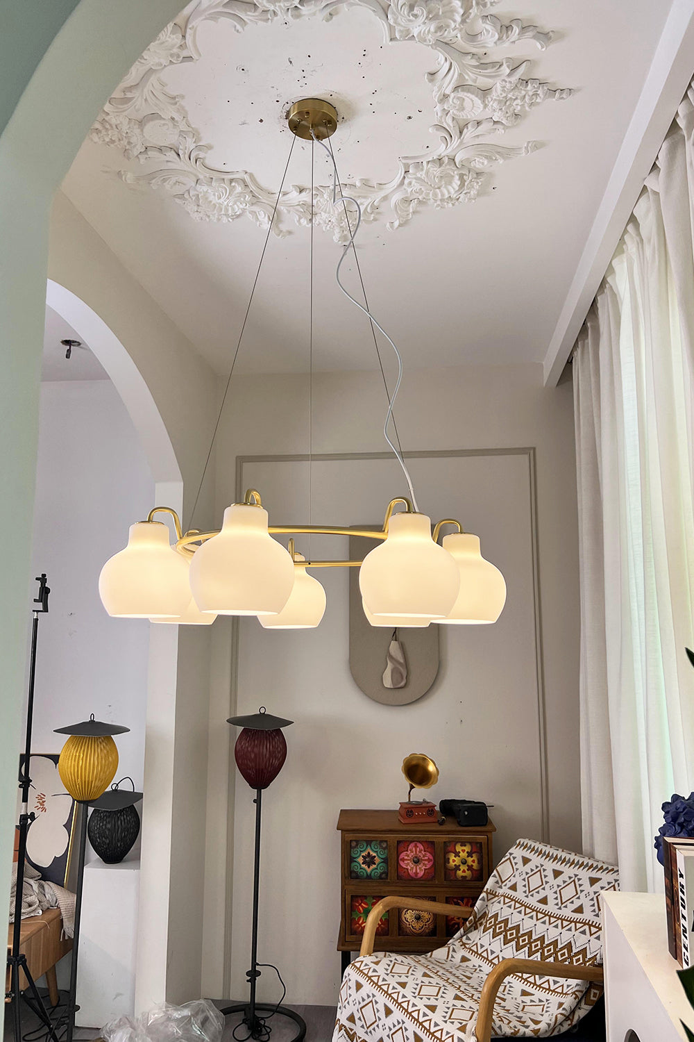 Ring Crown Chandelier - view 3 | morylighting