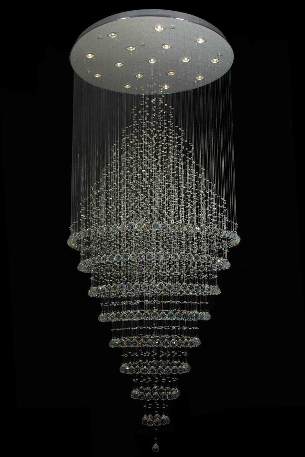 Ring Crystal Chandelier - morylighting