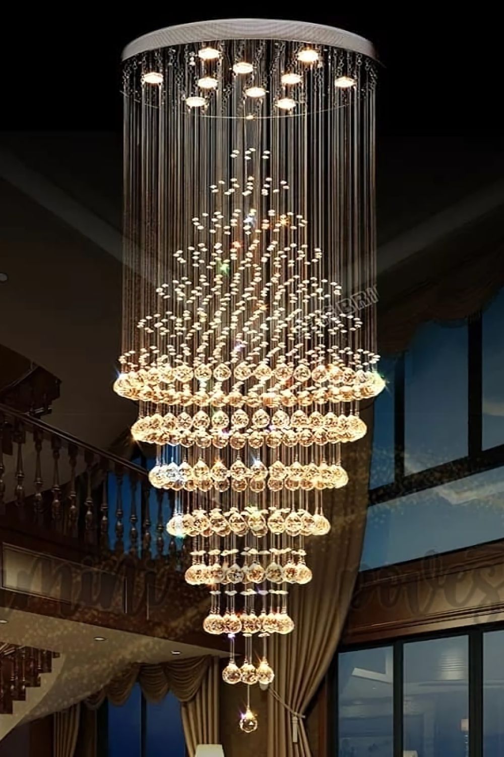 Ring Crystal Chandelier - morylighting