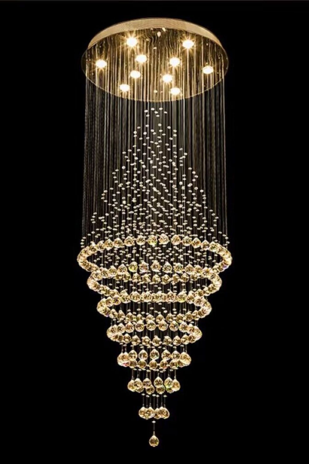 Ring Crystal Chandelier - morylighting