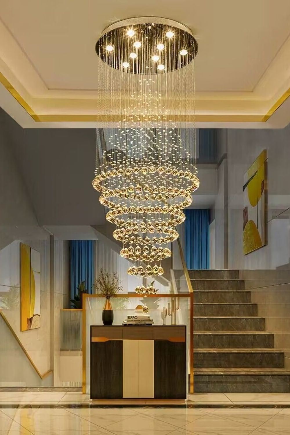 Ring Crystal Chandelier - morylighting
