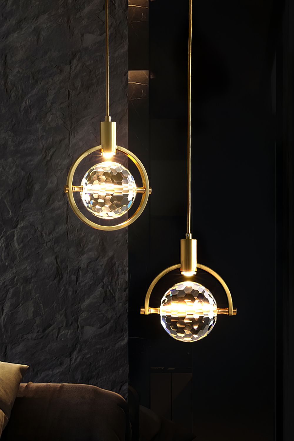 Ring Crystal Pendant Light - morylighting