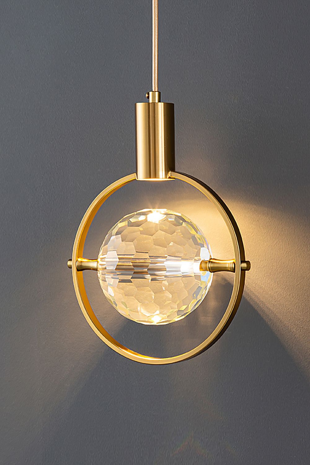 Ring Crystal Pendant Light - morylighting