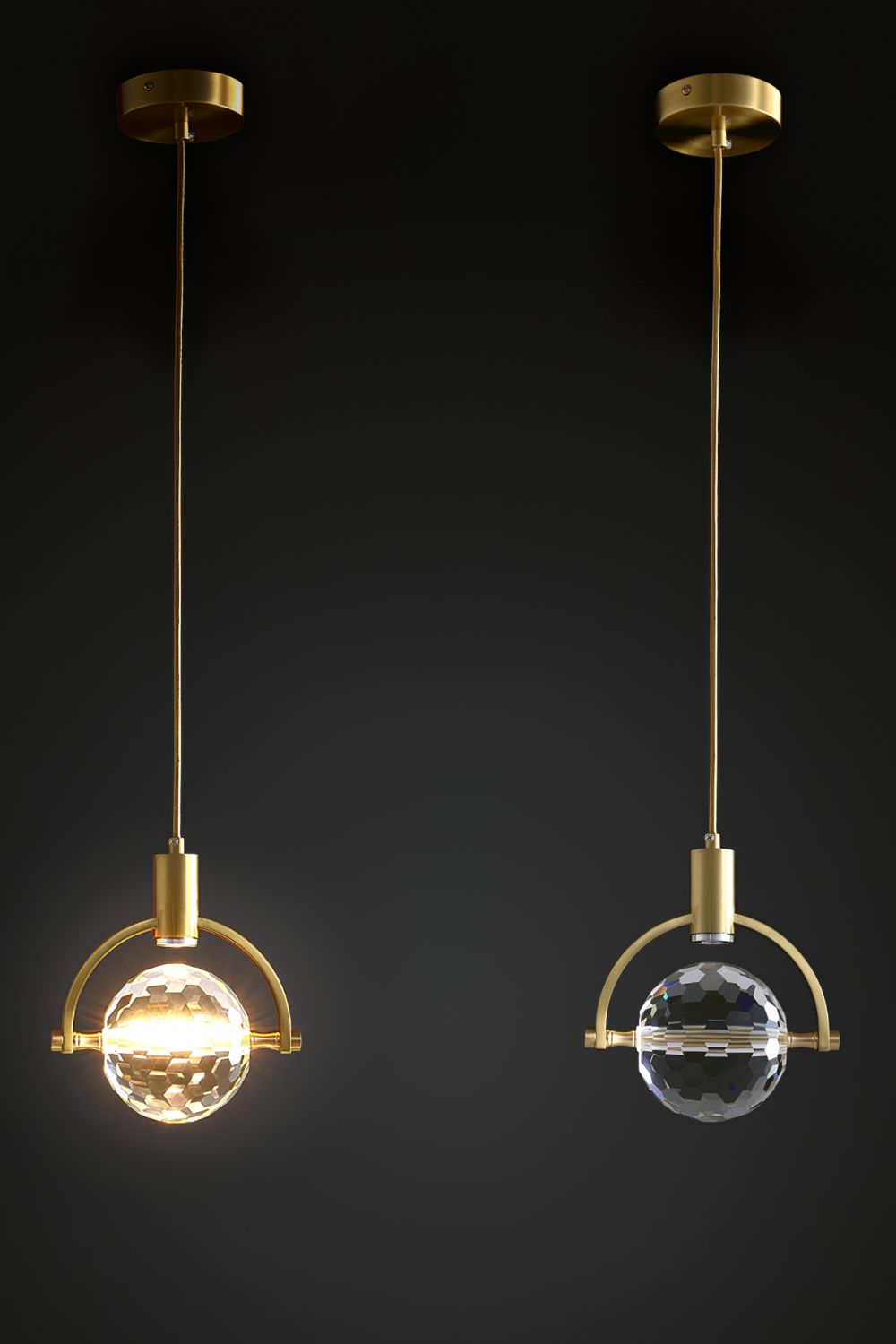 Ring Crystal Pendant Light - morylighting