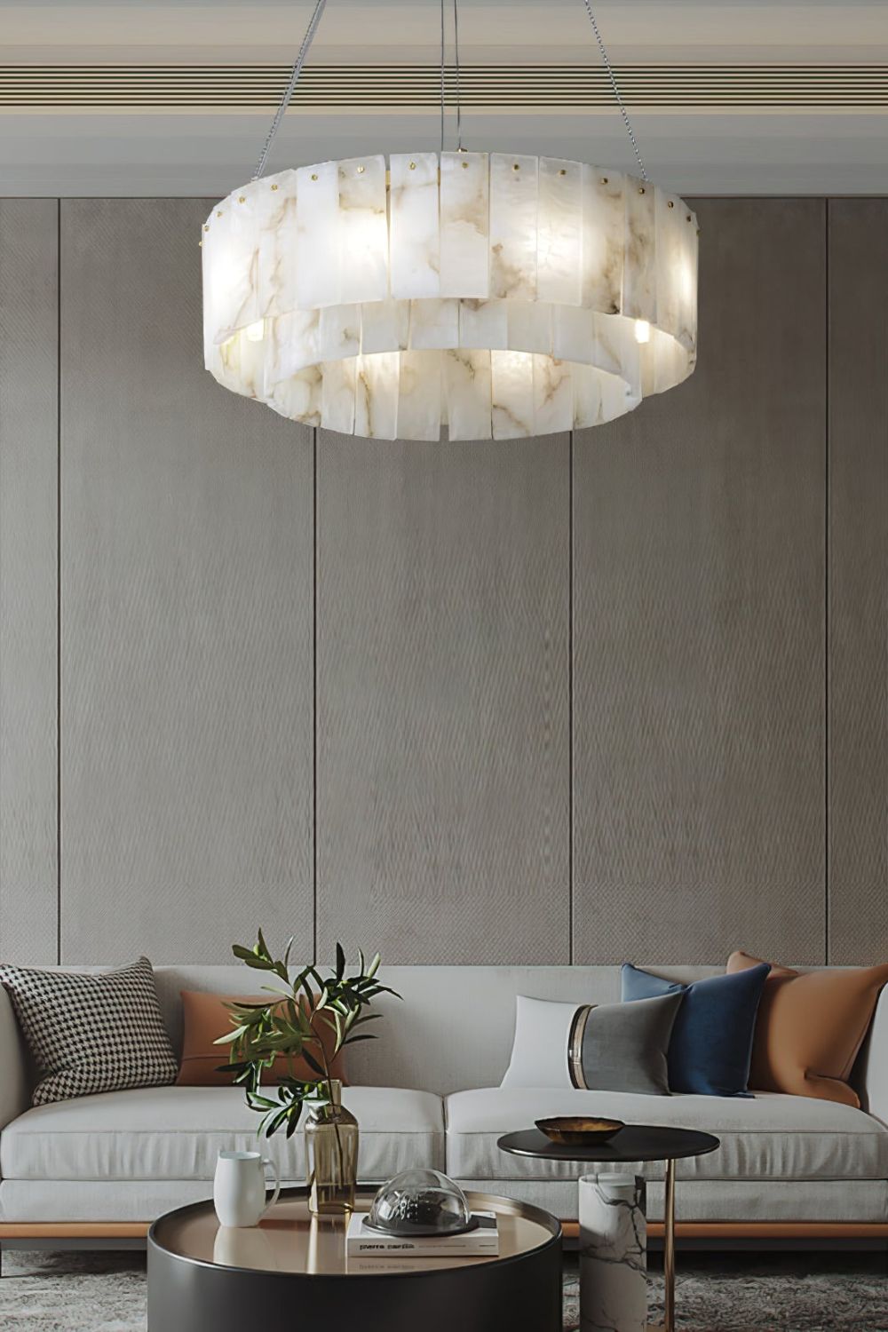 Rock Alabaster Chandelier - morylighting