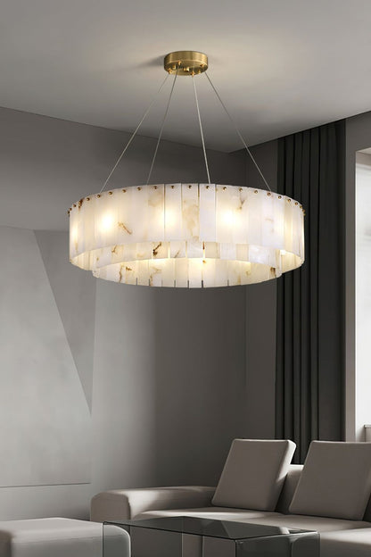 Rock Alabaster Chandelier - morylighting