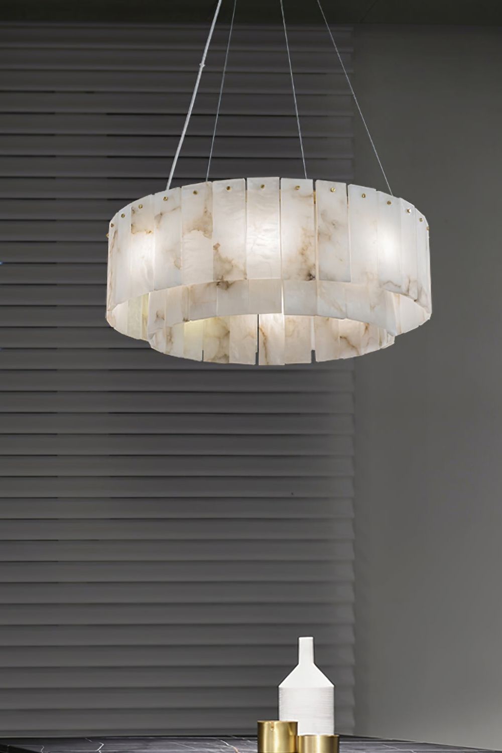 Rock Alabaster Chandelier - morylighting