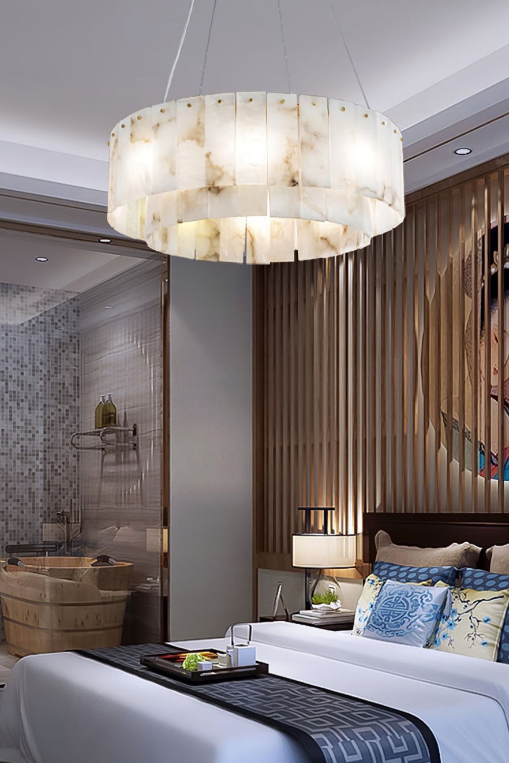 Rock Alabaster Chandelier - morylighting