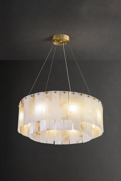 Rock Alabaster Chandelier - morylighting