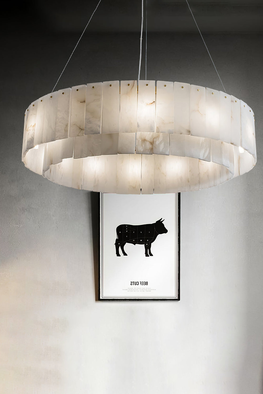Rock Alabaster Chandelier - morylighting