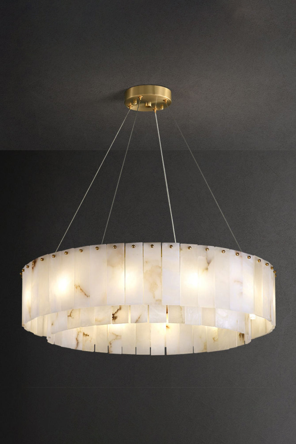 Rock Alabaster Chandelier - morylighting
