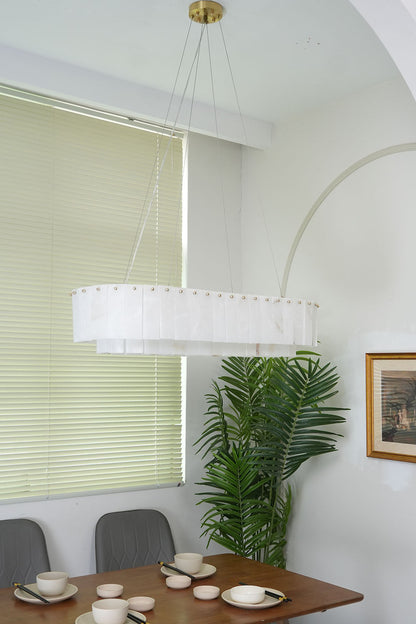Rock Alabaster Chandelier - view 4 | morylighting