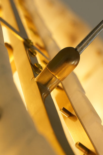 Rock Alabaster Chandelier - view 9 | morylighting