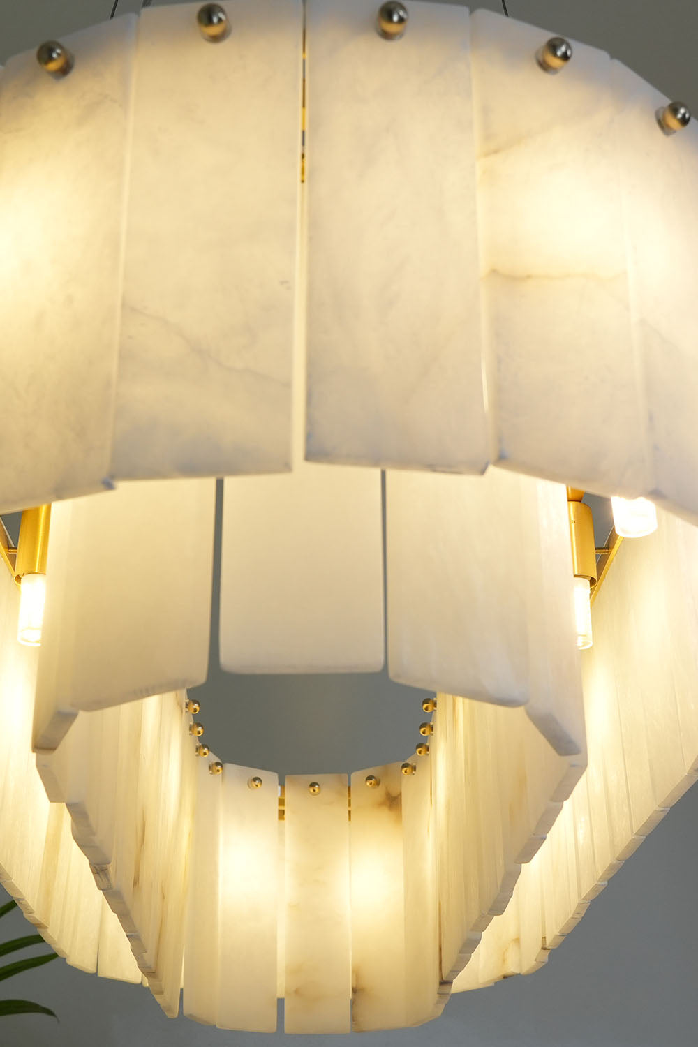 Rock Alabaster Chandelier - view 12 | morylighting