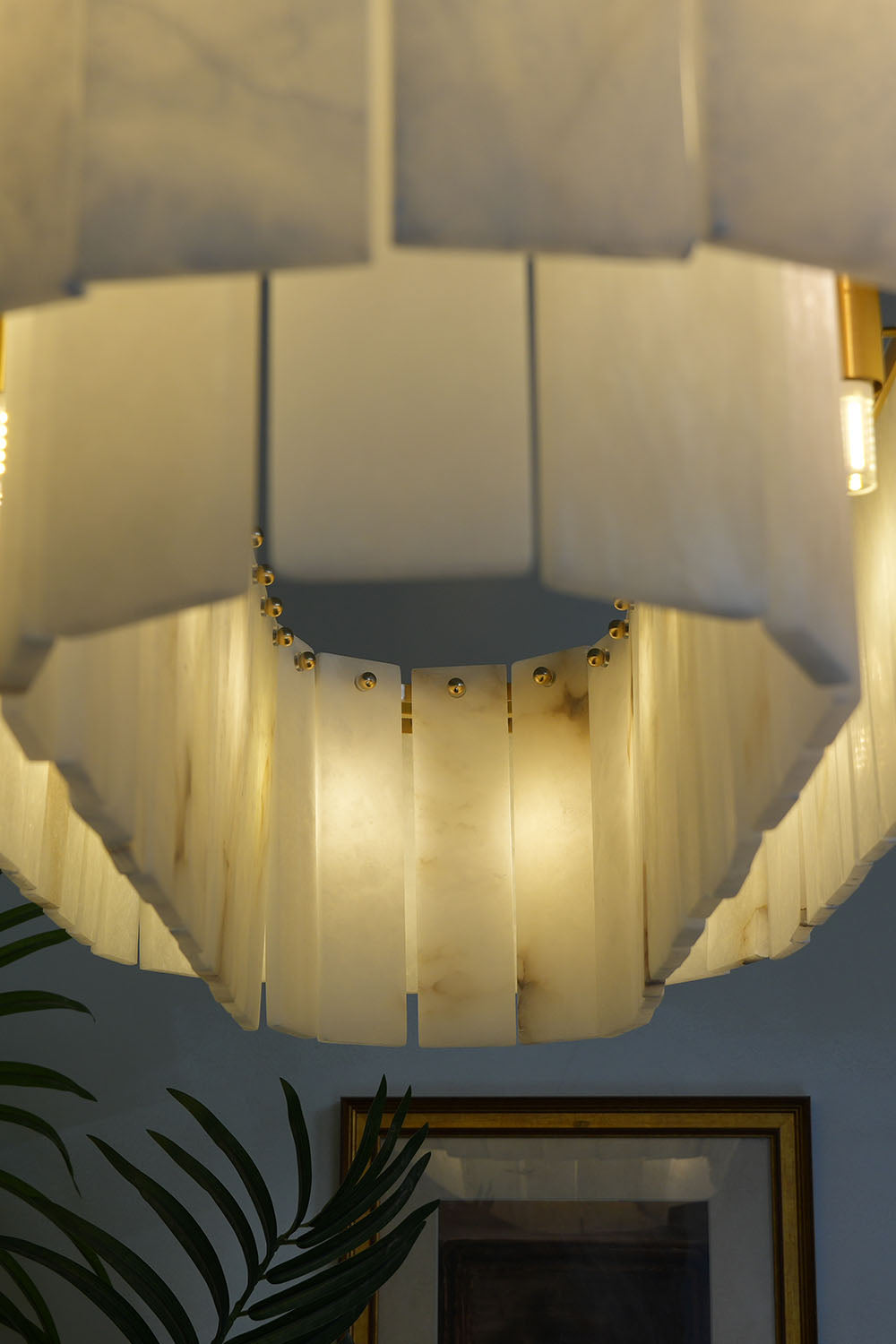 Rock Alabaster Chandelier - view 13 | morylighting