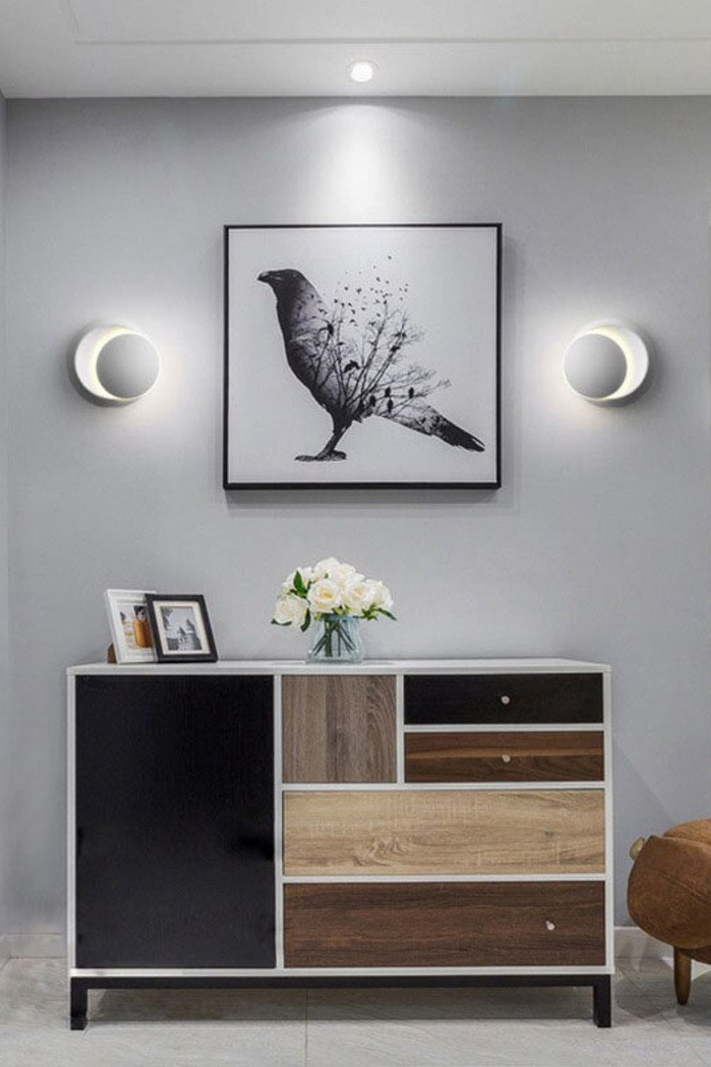 Rotating Round Wall Light - view 8 | morylighting