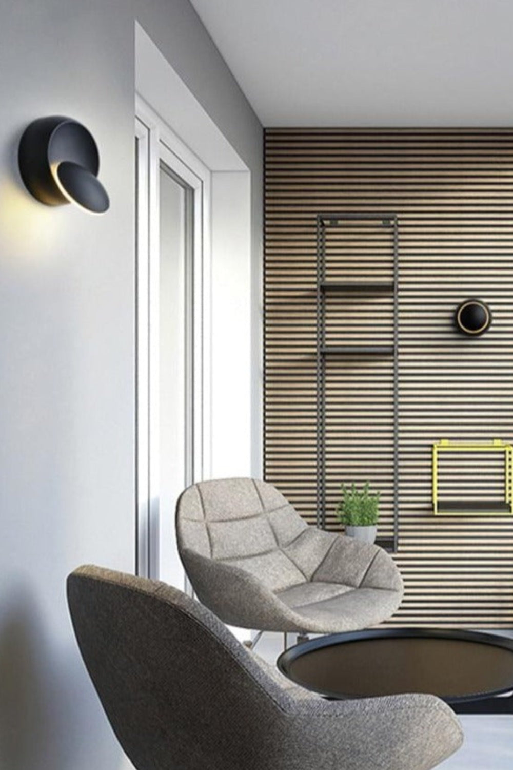 Rotating Round Wall Light - view 5 | morylighting