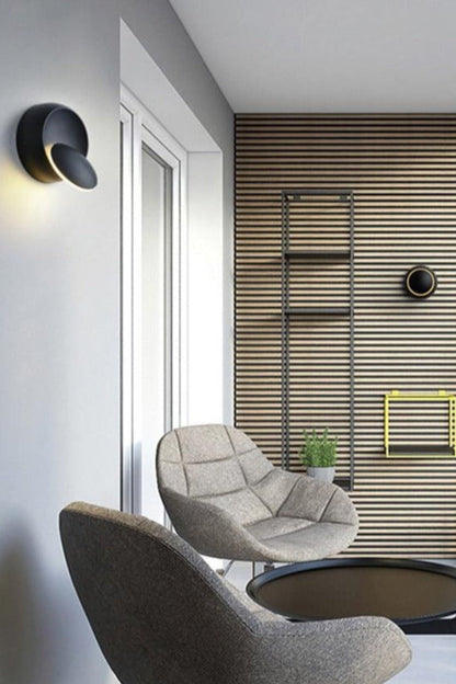 Rotating Round Wall Light - view 5 | morylighting