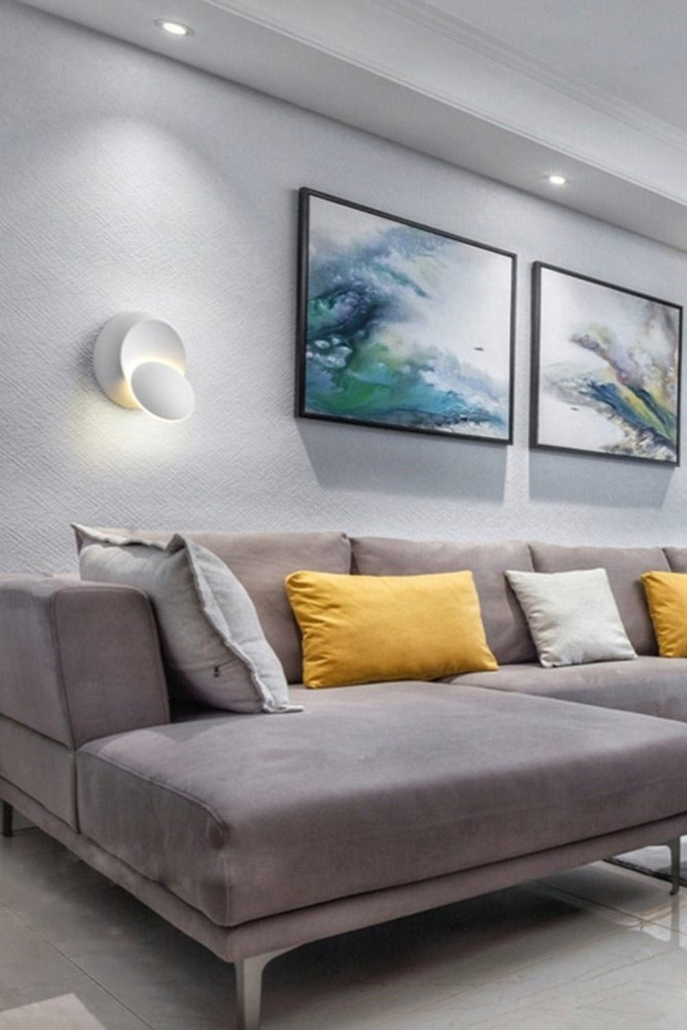 Rotating Round Wall Light - view 7 | morylighting