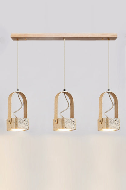 Rotating Travertine Lantern Pendant - view 16 | morylighting