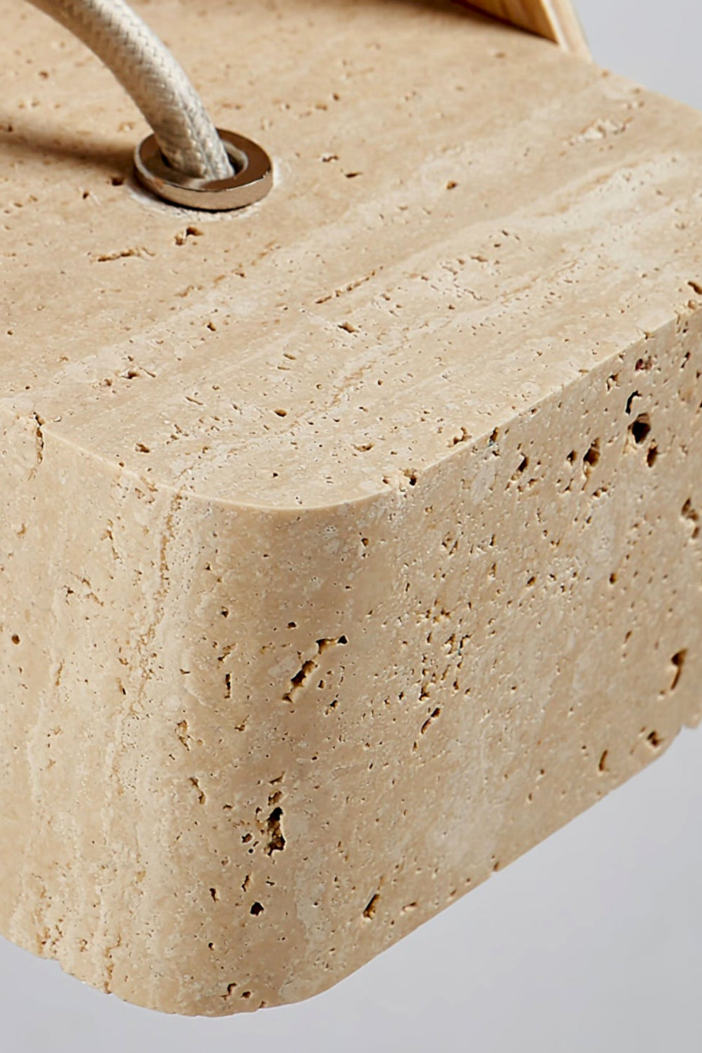 Rotating Travertine Lantern Pendant - view 12 | morylighting