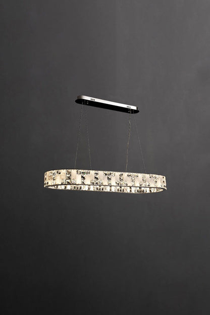 Round Alabaster Crystal Chandelier - view 31 | morylighting