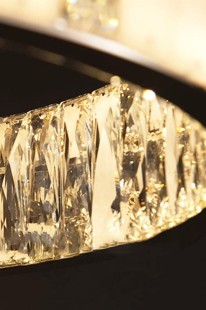 Round Alabaster Crystal Chandelier - view 15 | morylighting
