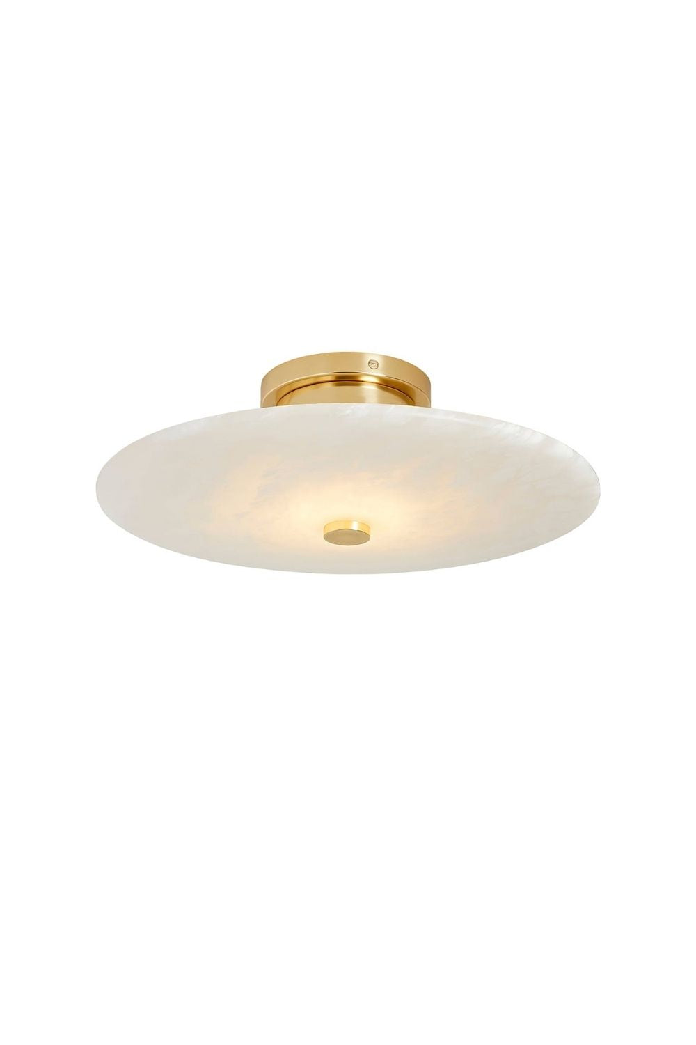Round Ankeny Alabaster Ceiling Lamp | morylighting