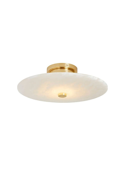 Round Ankeny Alabaster Ceiling Lamp | morylighting