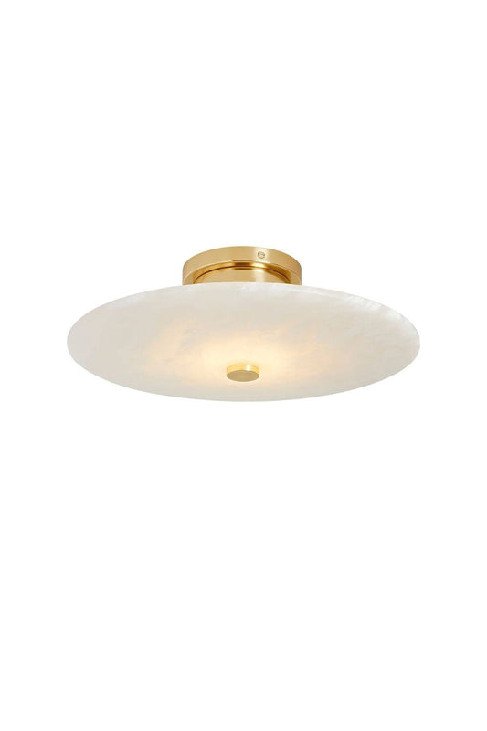Round Ankeny Alabaster Ceiling Lamp | morylighting