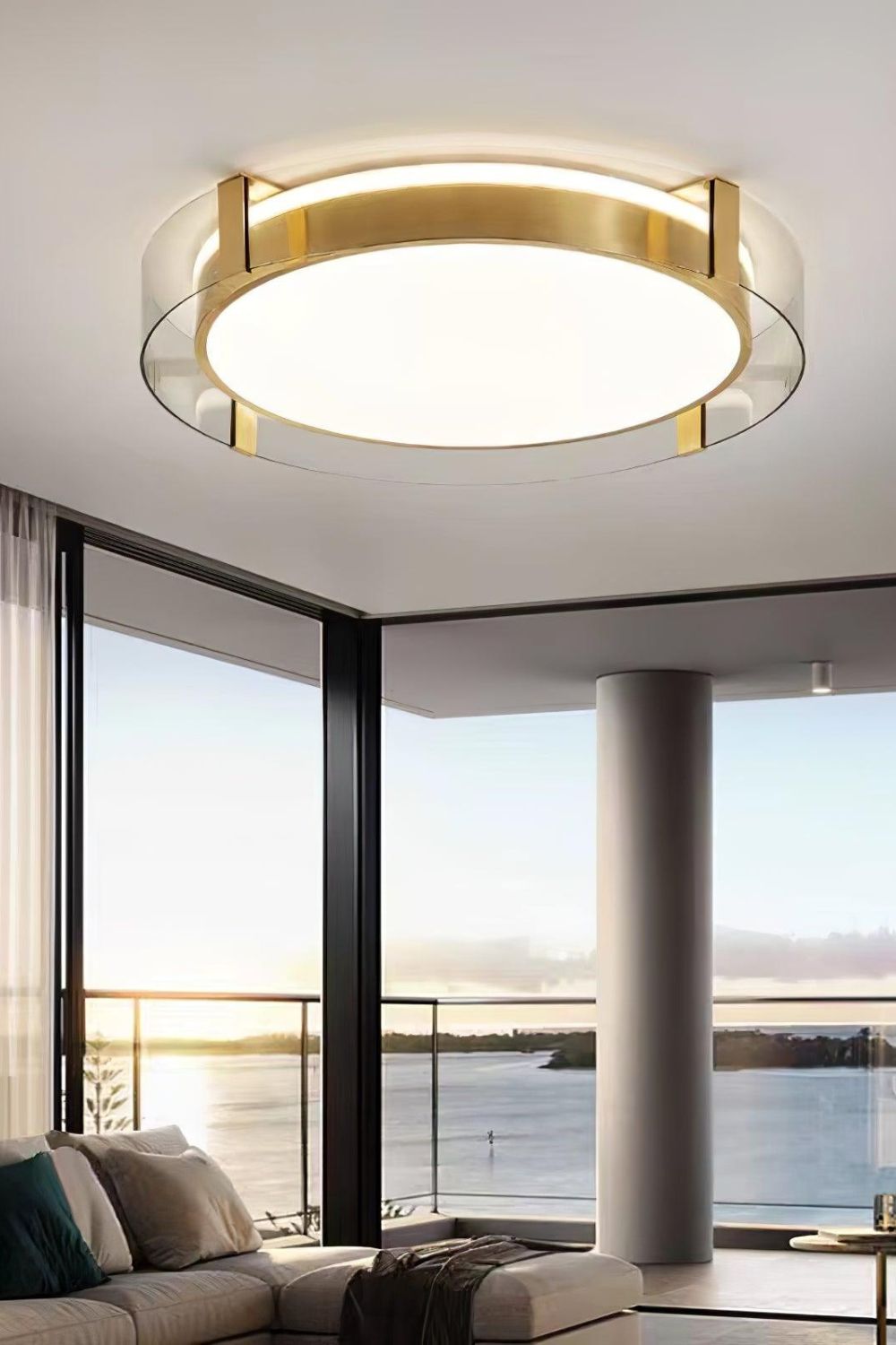 Round Low Profile Ceiling Light - view 21 | morylighting