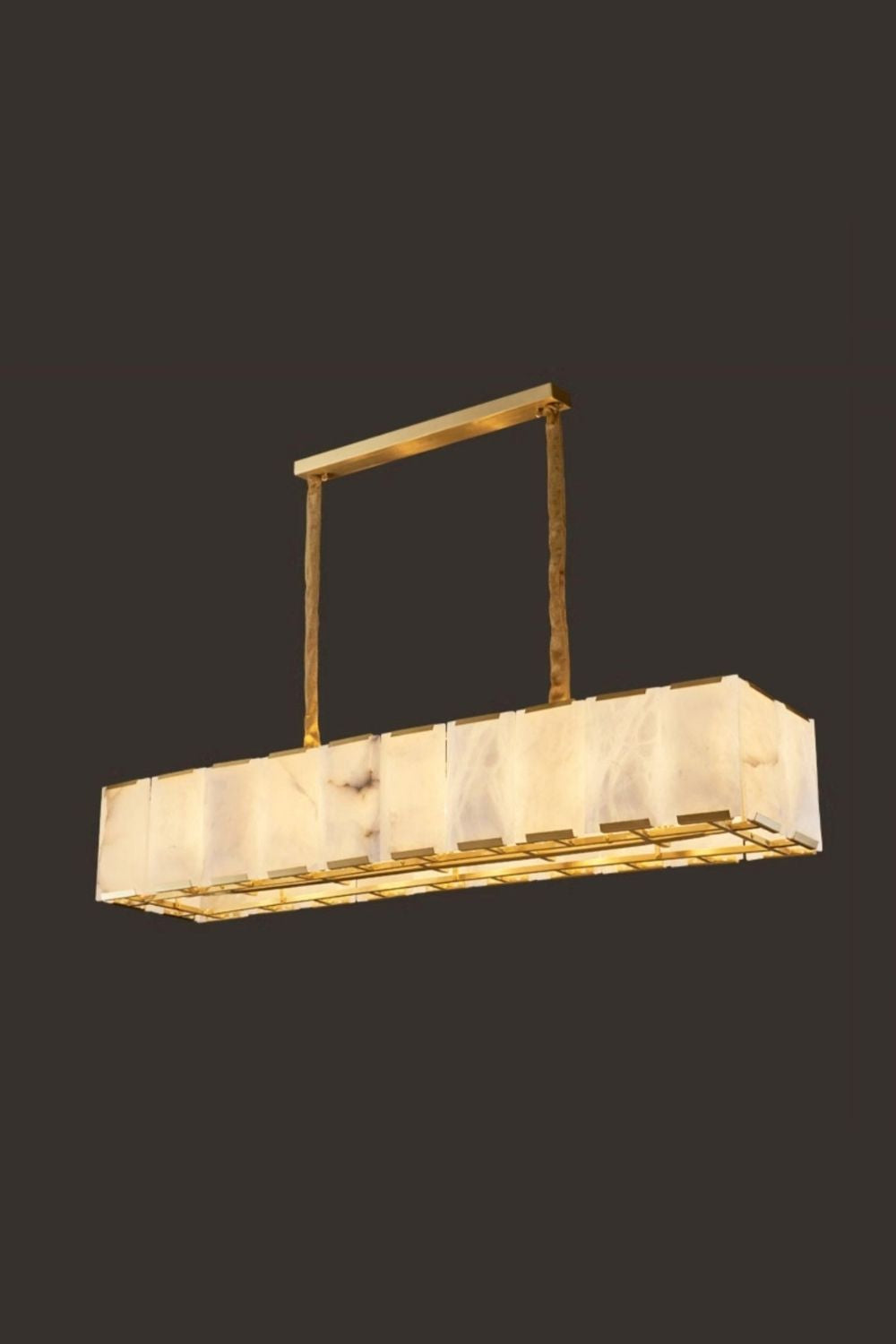 Round Modern Alabaster Chandelier - view 16 | morylighting