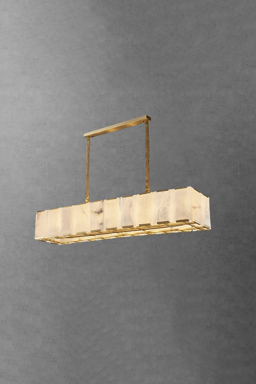 Round Modern Alabaster Chandelier - view 13 | morylighting
