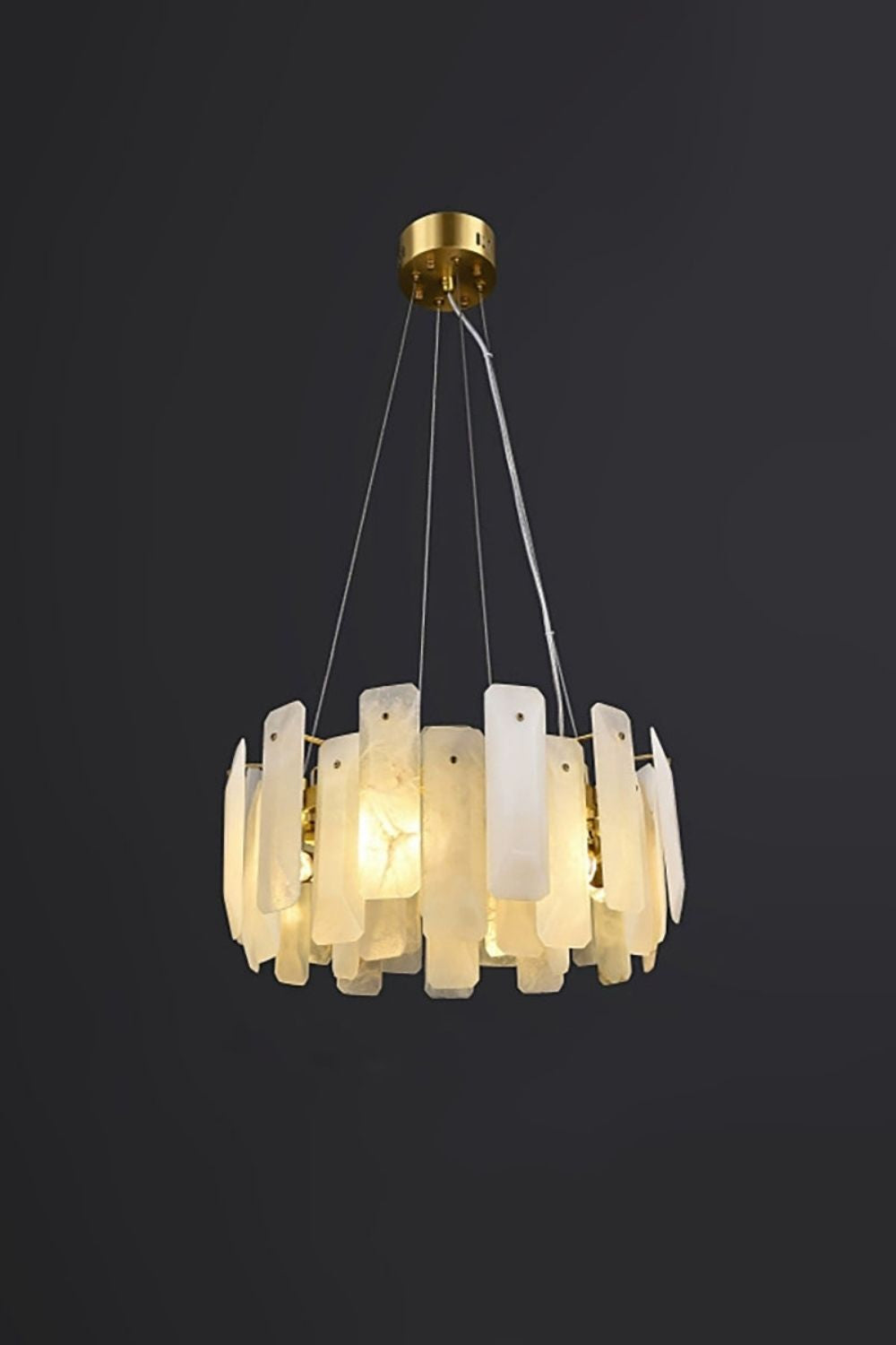Round Noah Alabaster Chandelier - view 14 | morylighting