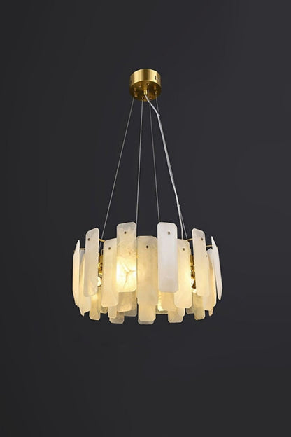 Round Noah Alabaster Chandelier - view 14 | morylighting