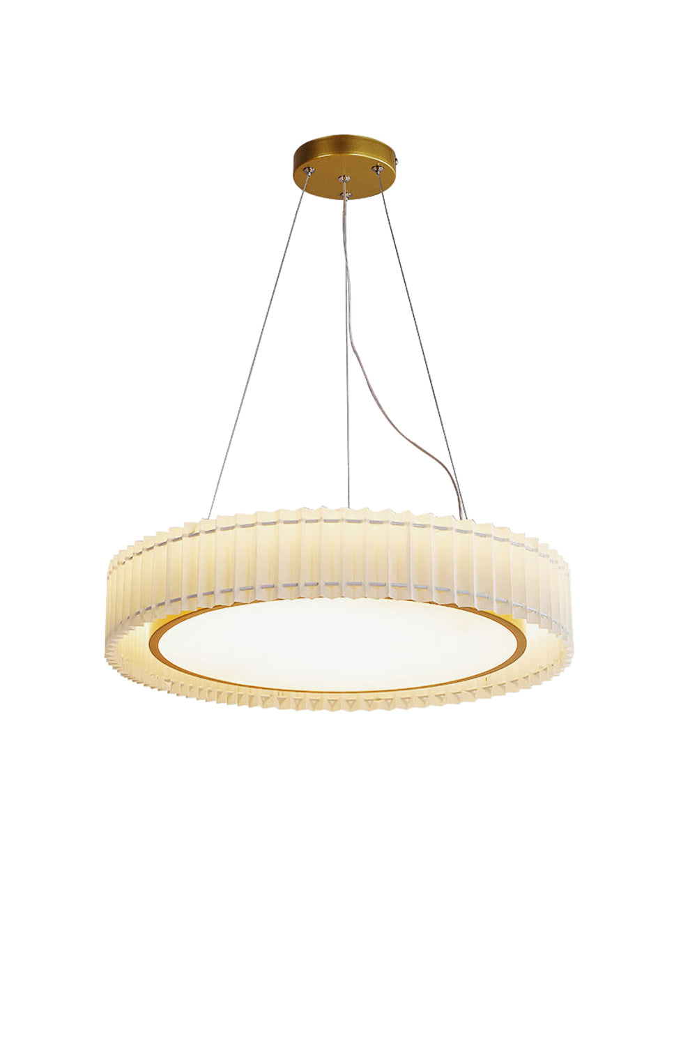 Round Pleated Pendant Lamp - morylighting