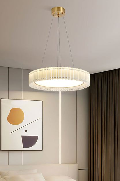 Round Pleated Pendant Lamp - morylighting
