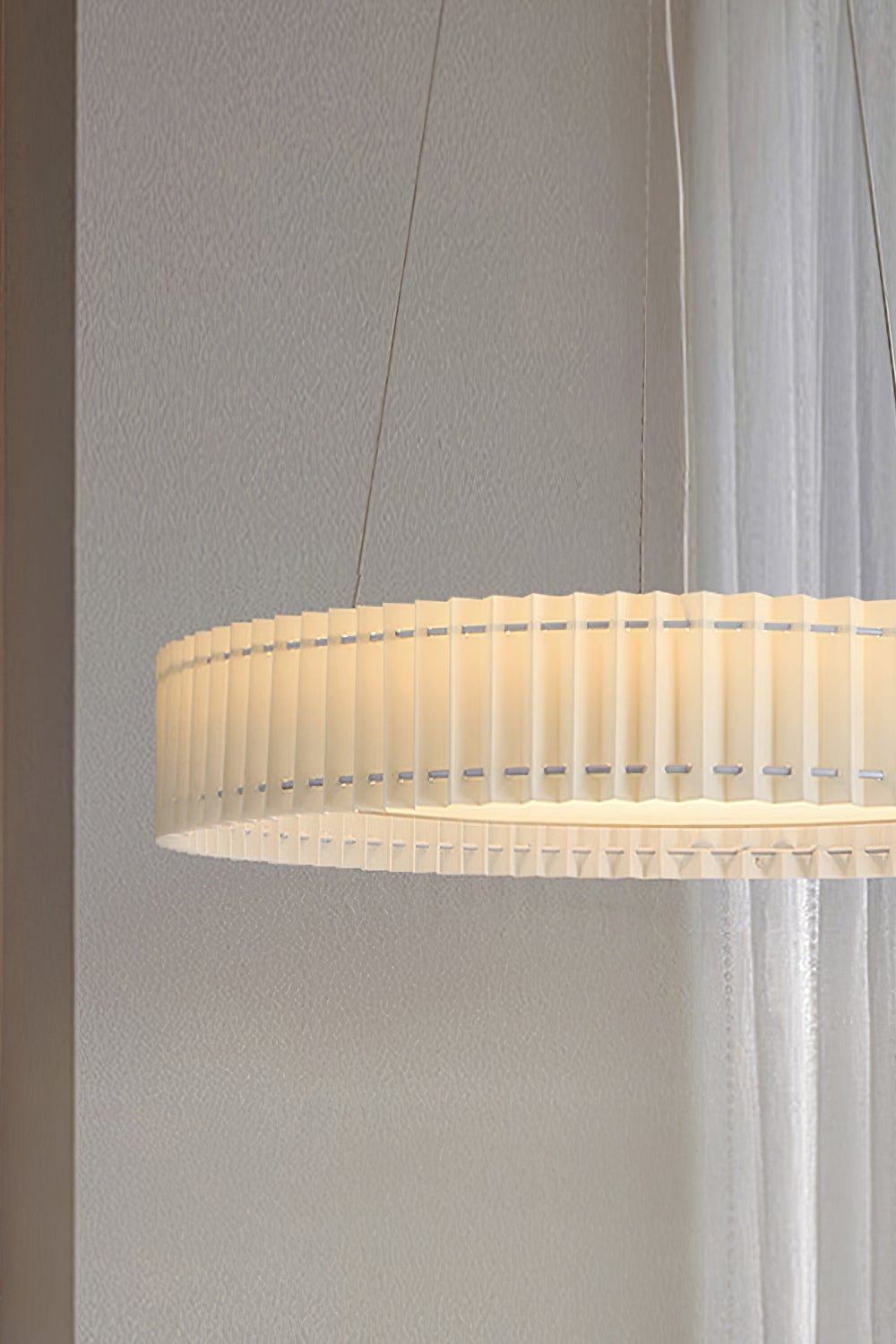 Round Pleated Pendant Lamp - morylighting