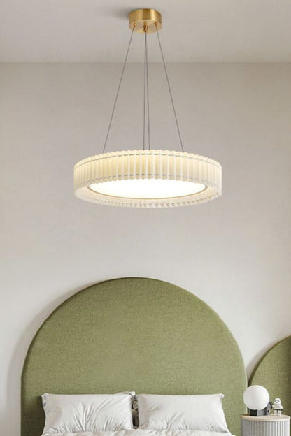 Round Pleated Pendant Lamp - morylighting