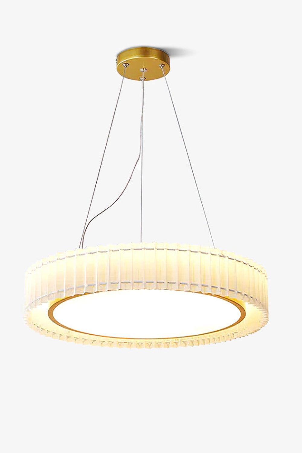 Round Pleated Pendant Lamp - morylighting
