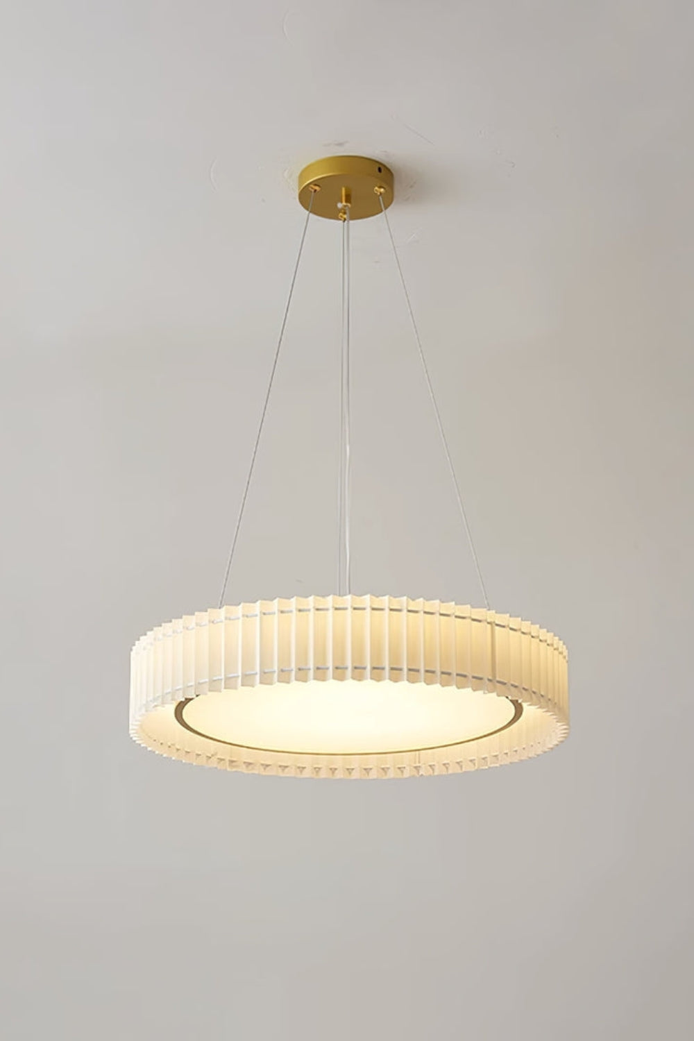 Round Pleated Pendant Lamp - morylighting