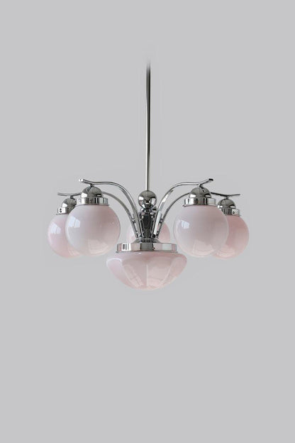 Ryttenberg Glass Globe Chandelier - view 12 | morylighting
