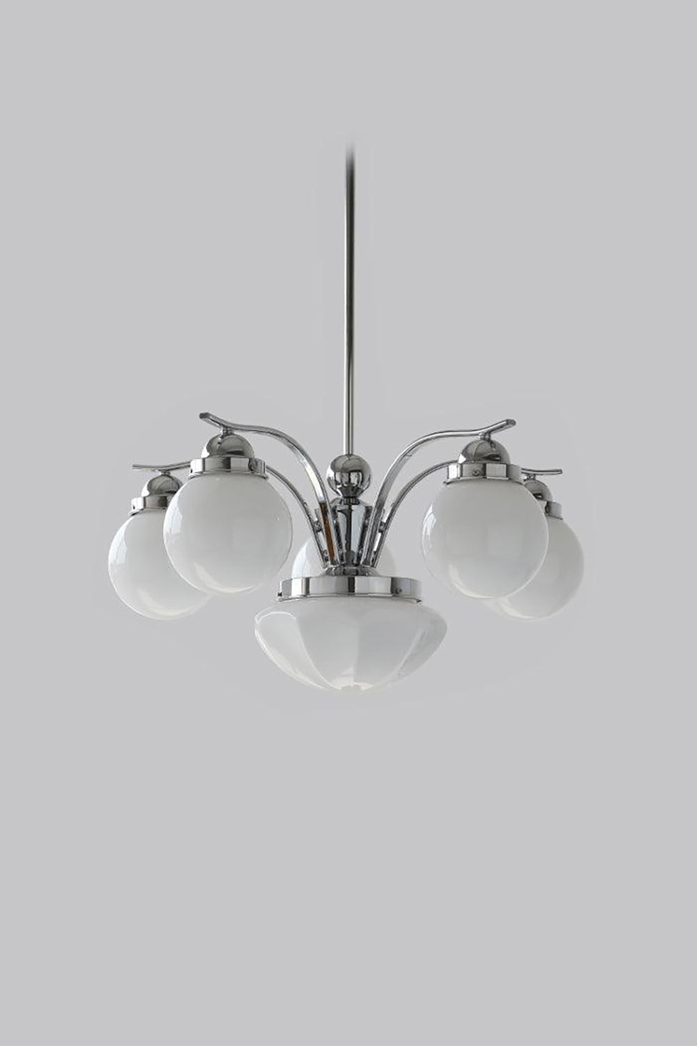 Ryttenberg Glass Globe Chandelier - view 14 | morylighting