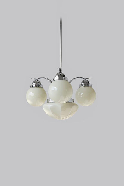 Ryttenberg Glass Globe Chandelier - view 17 | morylighting