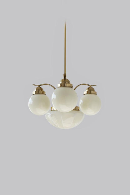 Ryttenberg Glass Globe Chandelier - view 19 | morylighting