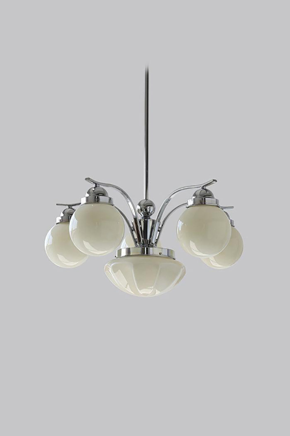 Ryttenberg Glass Globe Chandelier - view 20 | morylighting